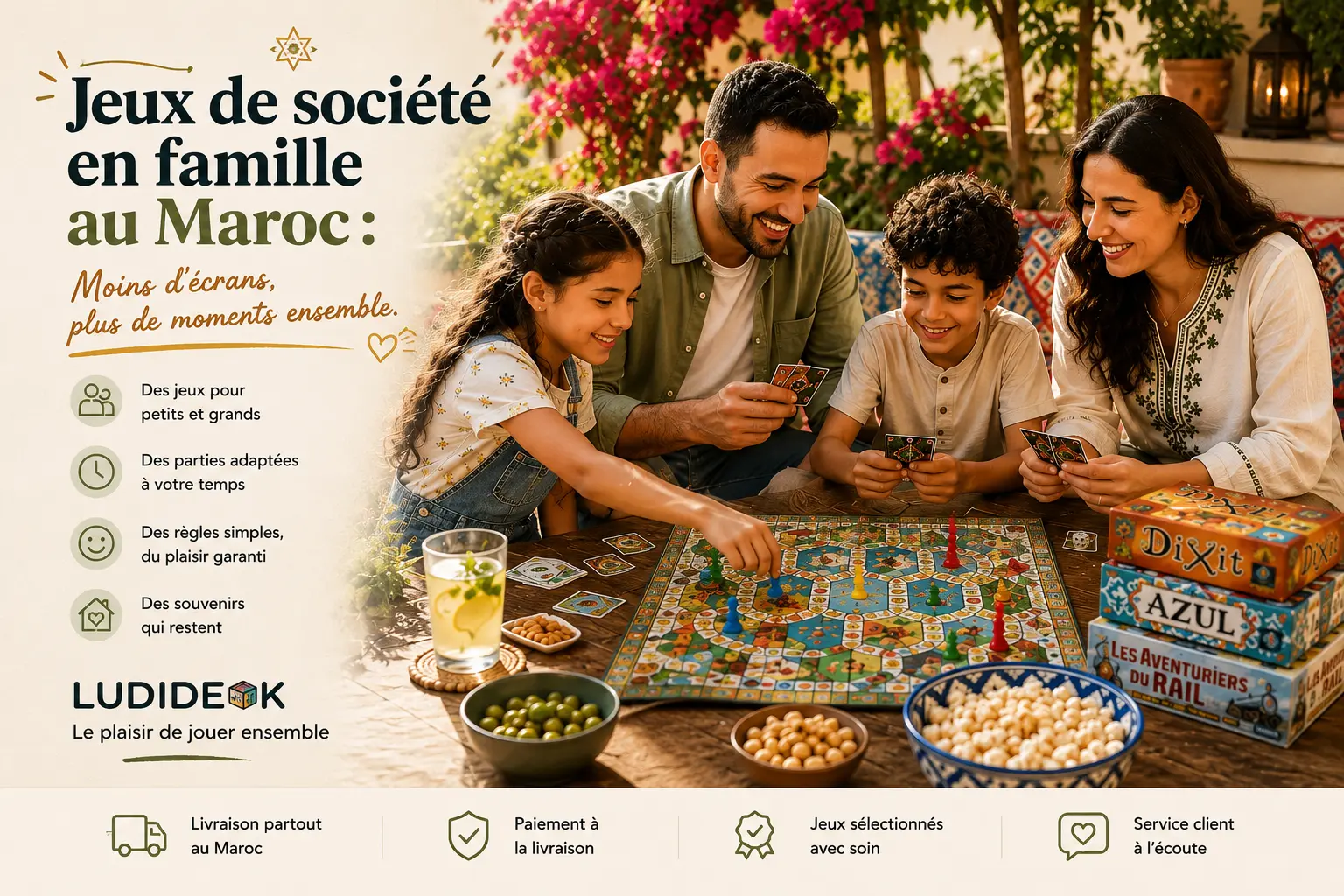 Jeux de société en famille au Maroc : comment choisir sans se tromper